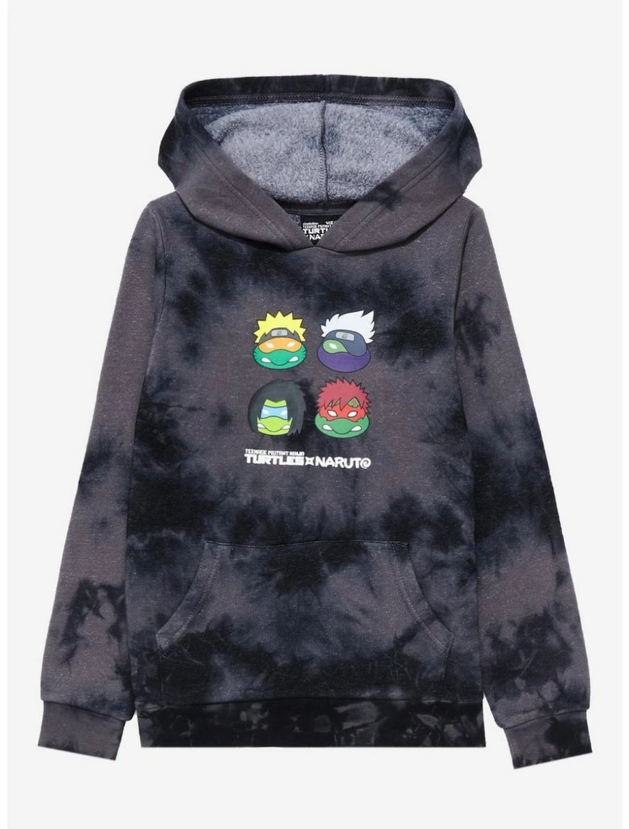 Youth | * Teenage Mutant Ninja Turtles X Naruto Youth Tie-Dye Hoodie Boxlunch Exclusive