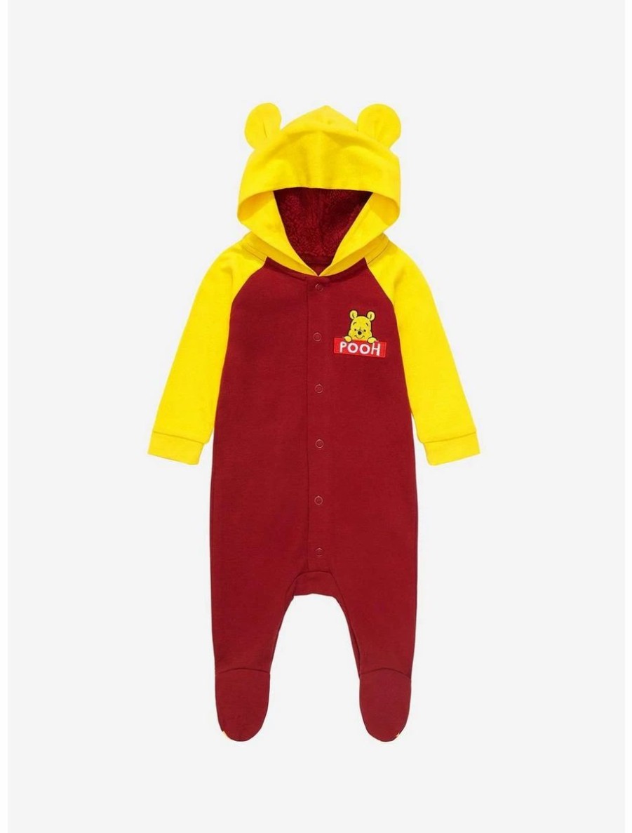 Infant | * Boxlunch Disney Winnie The Pooh Eared Hood Full-Body Infant One-Piece