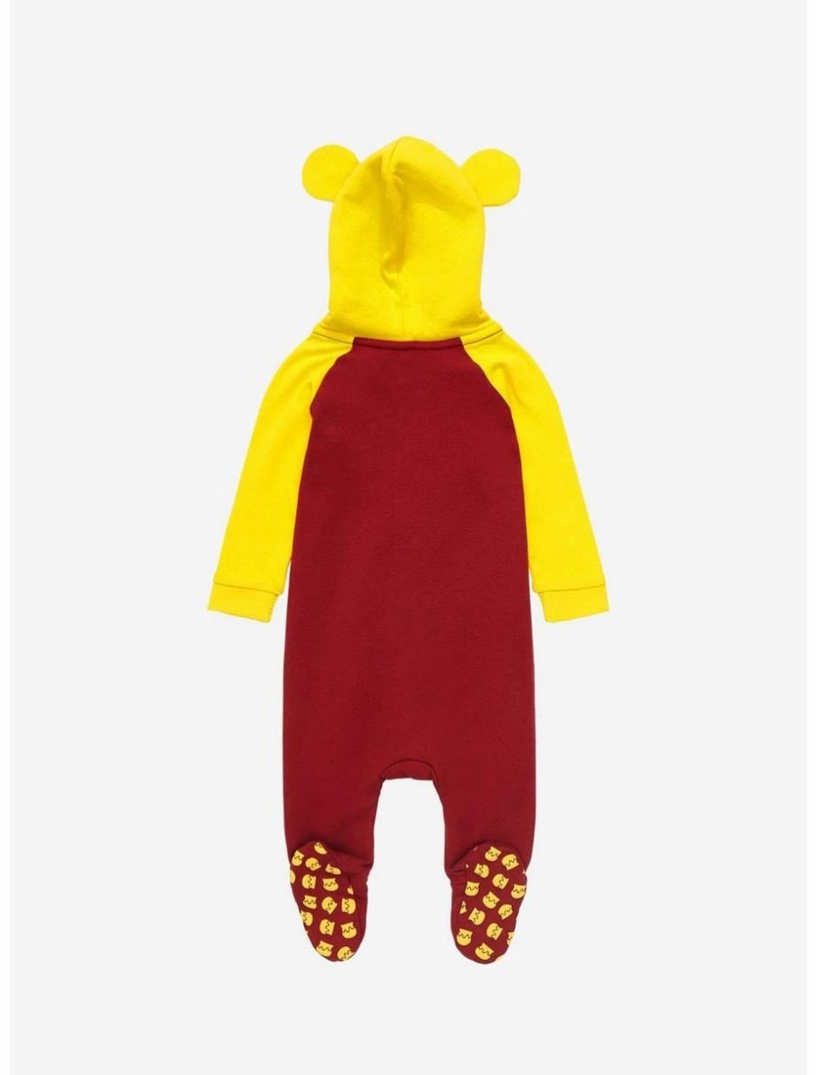 Infant | * Boxlunch Disney Winnie The Pooh Eared Hood Full-Body Infant One-Piece