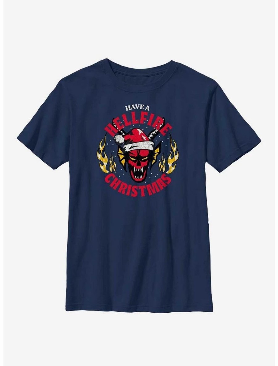 Youth | * Boxlunch Stranger Things Have A Hellfire Christmas Youth T-Shirt