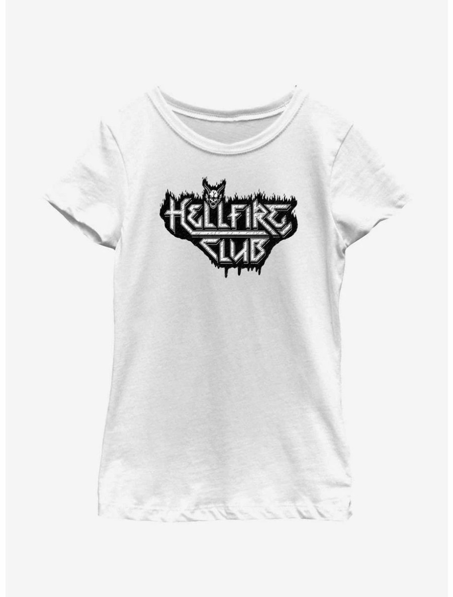 Youth | * Boxlunch Stranger Things Hellfire Club Demon Logo Youth Girls T-Shirt