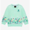 Toddler | * Disney The Little Mermaid Flounder Floral Toddler Crewneck Boxlunch Exclusive