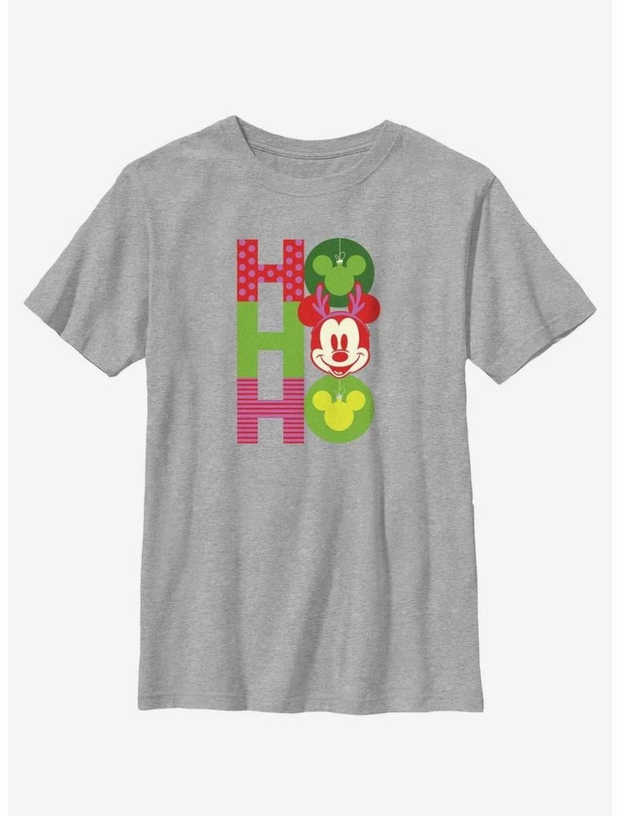 Youth | * Boxlunch Disney Mickey Mouse Ho Ho Ho Ornaments Youth T-Shirt