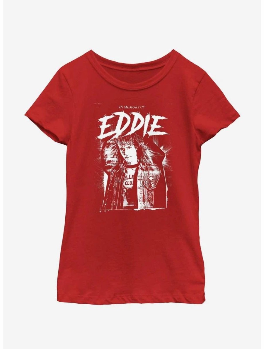 Youth | * Boxlunch Stranger Things In Memory Of Eddie Youth Girls T-Shirt