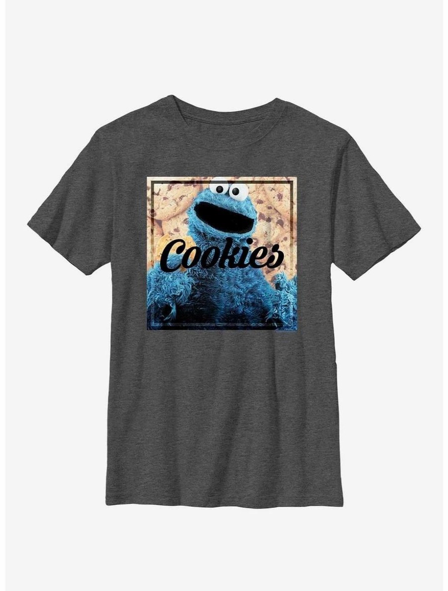 Youth | * Boxlunch Sesame Street Cookies Cookie Monster Youth T-Shirt