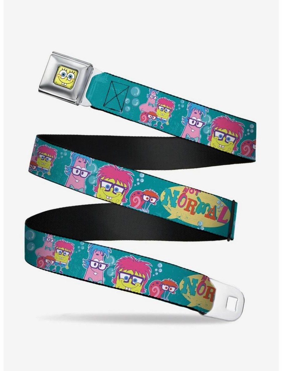 Accessories | * Boxlunch Spongebob Squarepants Patrick Spongebob Gary Not Normal Youth Seatbelt Belt