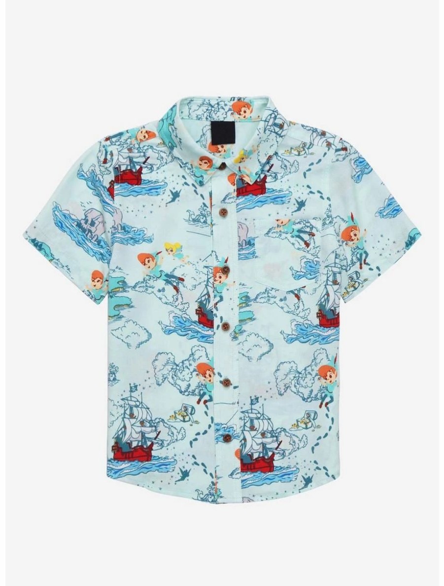 Toddler | * Disney Peter Pan Map Toddler Woven Button-Up Boxlunch Exclusive