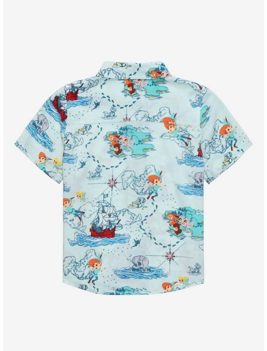 Toddler | * Disney Peter Pan Map Toddler Woven Button-Up Boxlunch Exclusive