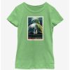 Youth | * Boxlunch Star Wars The Mandalorian Grogu & Mando N-1 Starfighter Poster Youth Girls T-Shirt