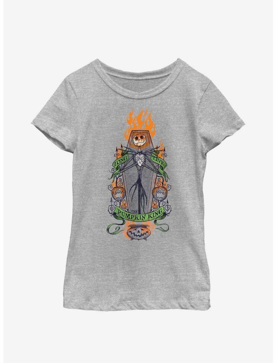 Youth | * Boxlunch Disney Nightmare Before Christmas Long Live Pumpkin King Jack Youth Girls T-Shirt