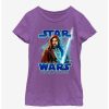 Youth | * Boxlunch Star Wars Obi-Wan Kenobi Painterly With Logo Youth Girls T-Shirt