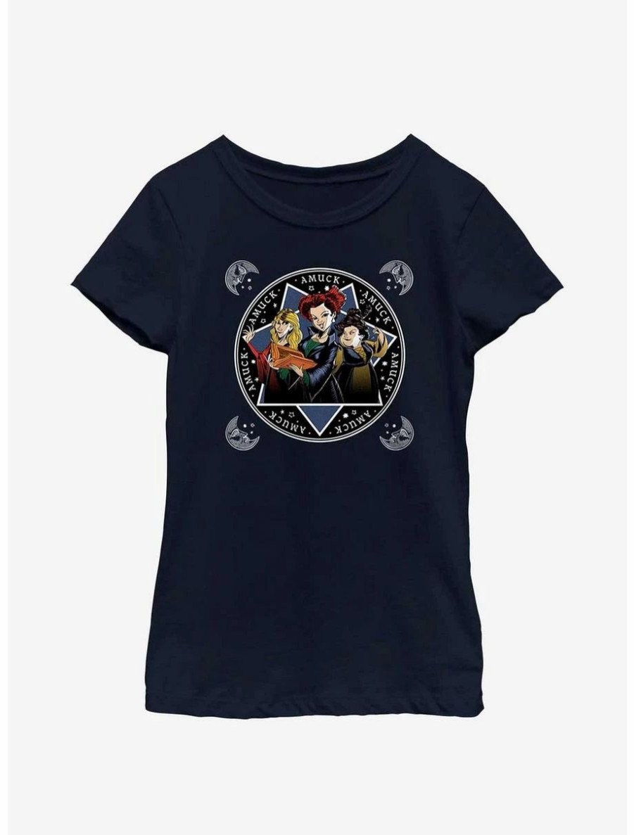 Youth | * Boxlunch Disney Hocus Pocus Sanderson Sisters Cartoon Style Youth Girls T-Shirt