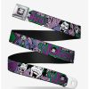 Accessories | * Boxlunch Dc Comics The Joker Face Logo Spades Youth Seatbelt Belt