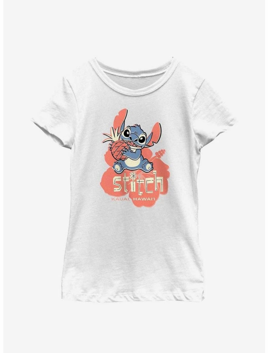 Youth | * Boxlunch Disney Lilo & Stitch With Pineapple Youth Girls T-Shirt