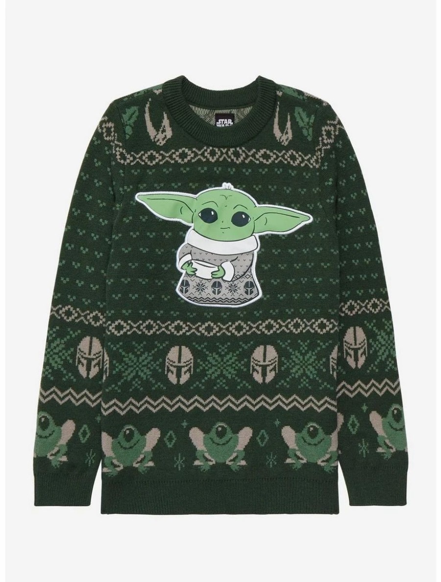 Toddler | * Star Wars The Mandalorian Grogu Toddler Holiday Sweater Boxlunch Exclusive