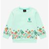 Toddler | * Disney Moana Embroidered Floral Toddler Crewneck Boxlunch Exclusive