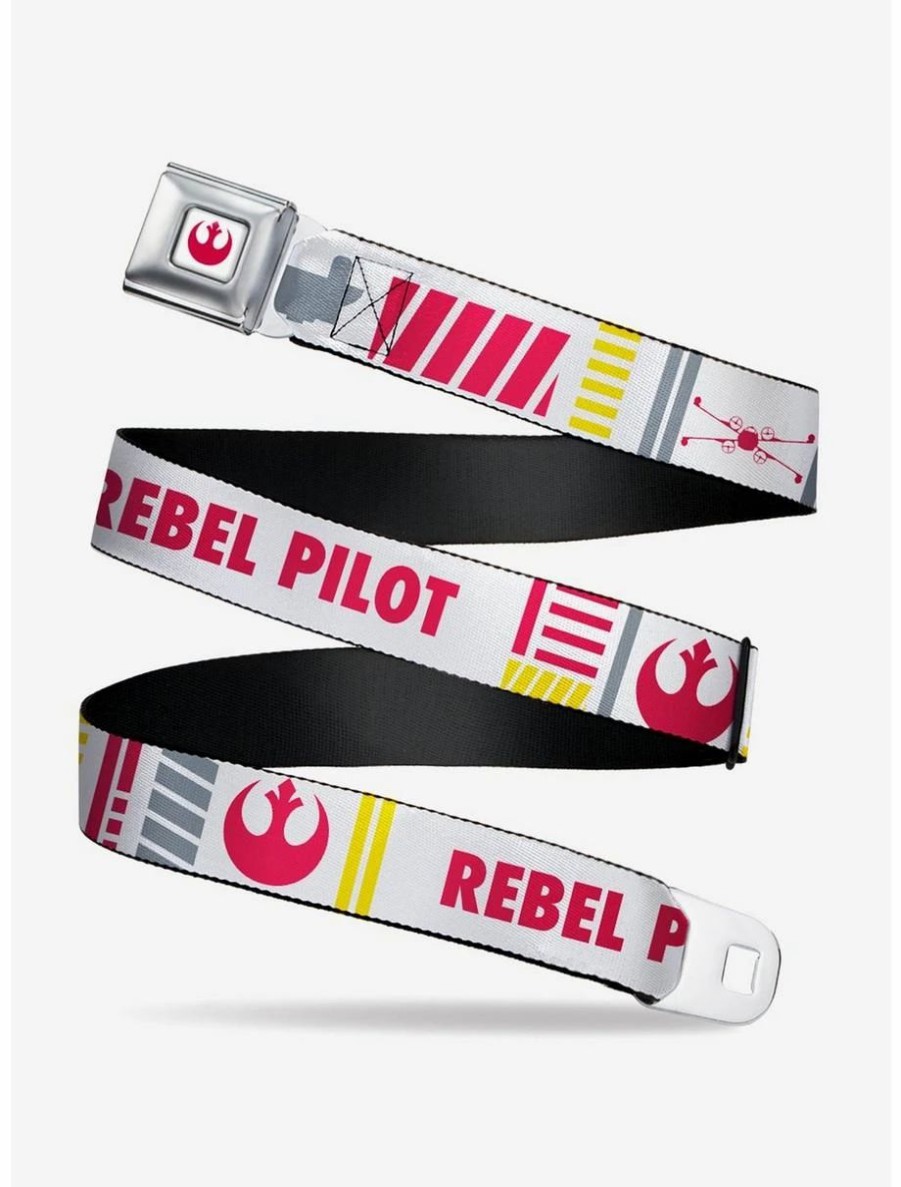 Accessories | * Boxlunch Star Wars Rebel Pilot Rebel Alliance Insignia X-Wing Fighter Youth Seatbelt Belt