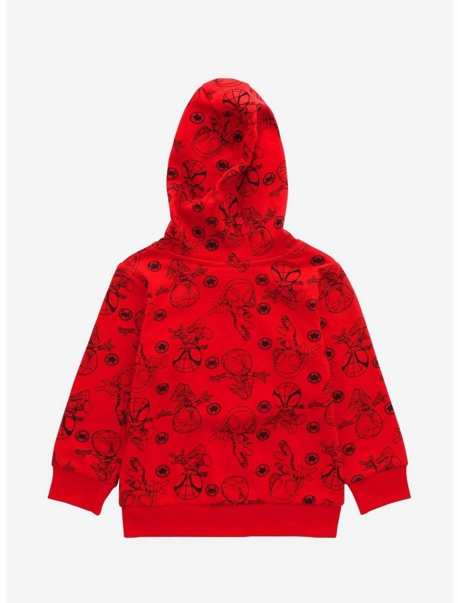 Toddler | * Marvel Spider-Man Line Art Toddler Hoodie Boxlunch Exclusive