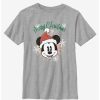 Youth | * Boxlunch Disney Mickey Mouse Snowflakes Santa Mickey Youth T-Shirt