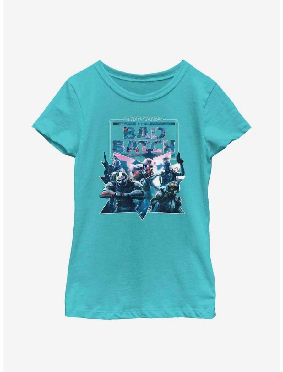 Youth | * Boxlunch Star Wars: The Bad Batch Bursting Batch Youth Girls T-Shirt