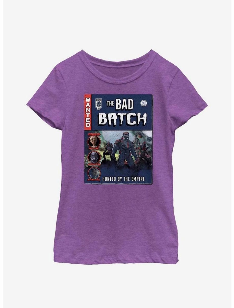 Youth | * Boxlunch Star Wars: The Bad Batch Mutant Clones Youth Girls T-Shirt