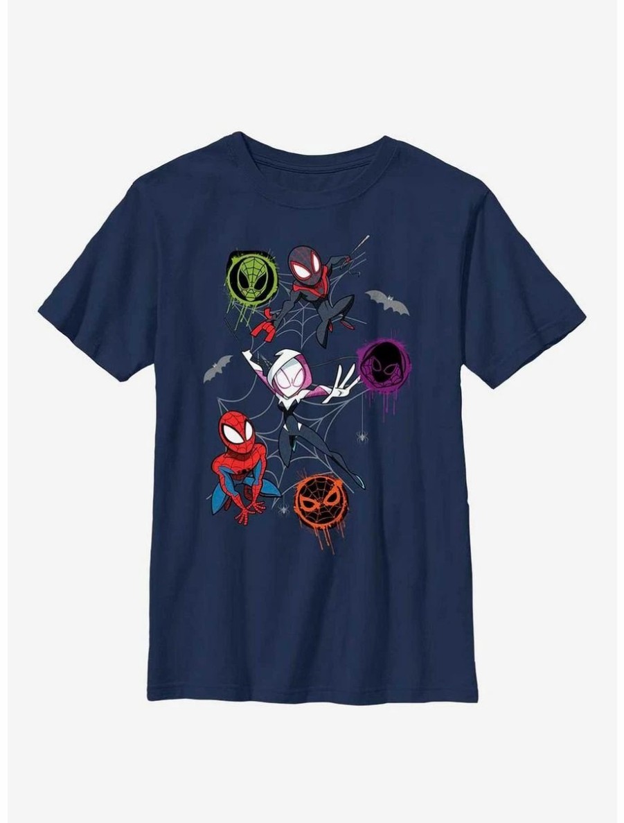 Youth | * Boxlunch Marvel Spider-Man Trio Spifderverse Youth T-Shirt