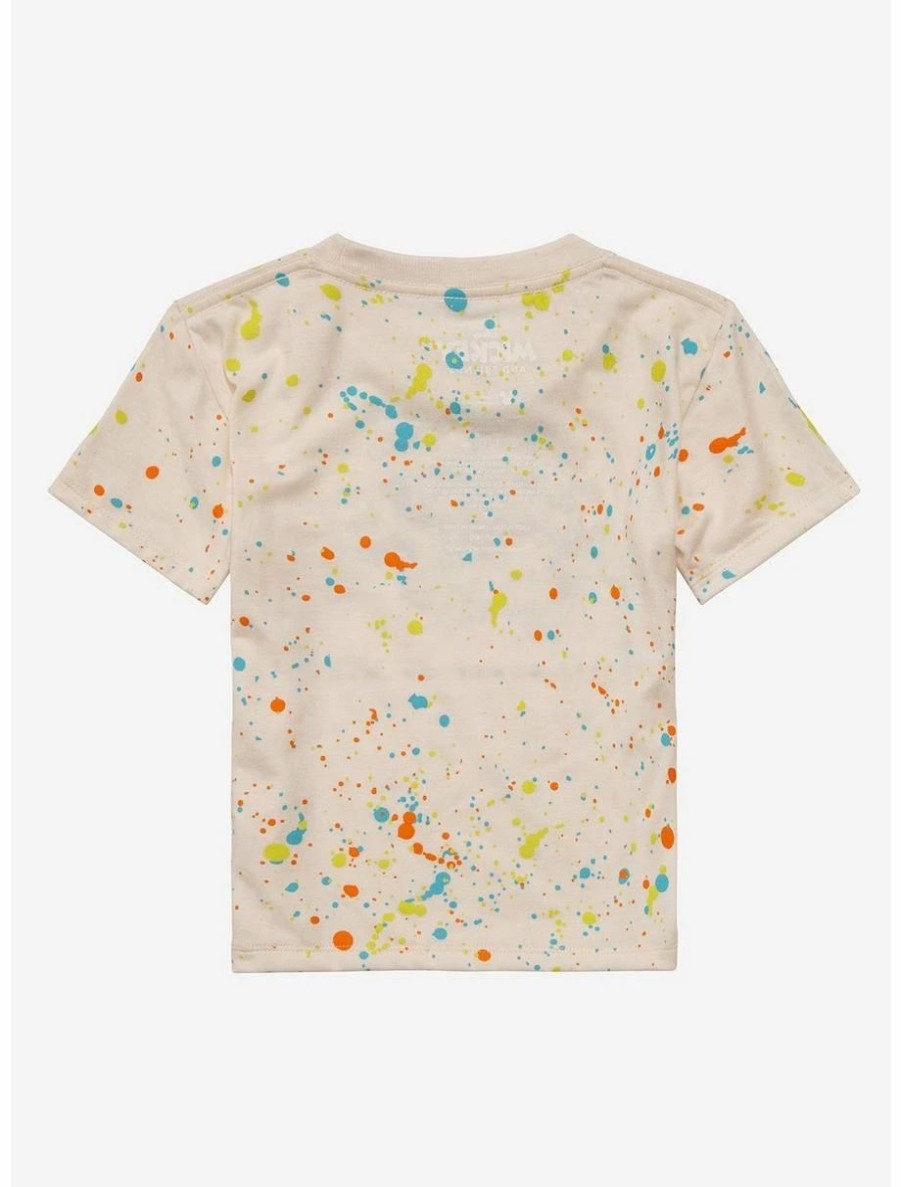 Toddler | * Disney Mickey And Friends Paint Splatter Group Portrait Toddler T-Shirt Boxlunch Exclusive