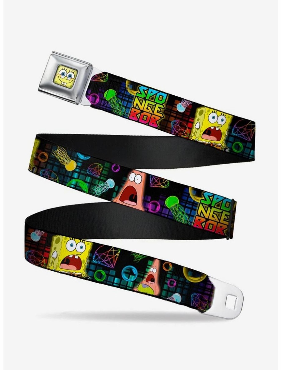 Accessories | * Boxlunch Spongebob Squarepants Surprised Patrick Jellyfish Youth Seatbelt Belt