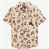 Toddler | * The Lord Of The Rings Chibi Characters Allover Print Toddler Woven Button-Up Boxlunch Exclusive