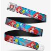 Accessories | * Boxlunch Disney The Little Mermaid Ariel Flounder Vivid Underwater Poses Youth Seatbelt Belt