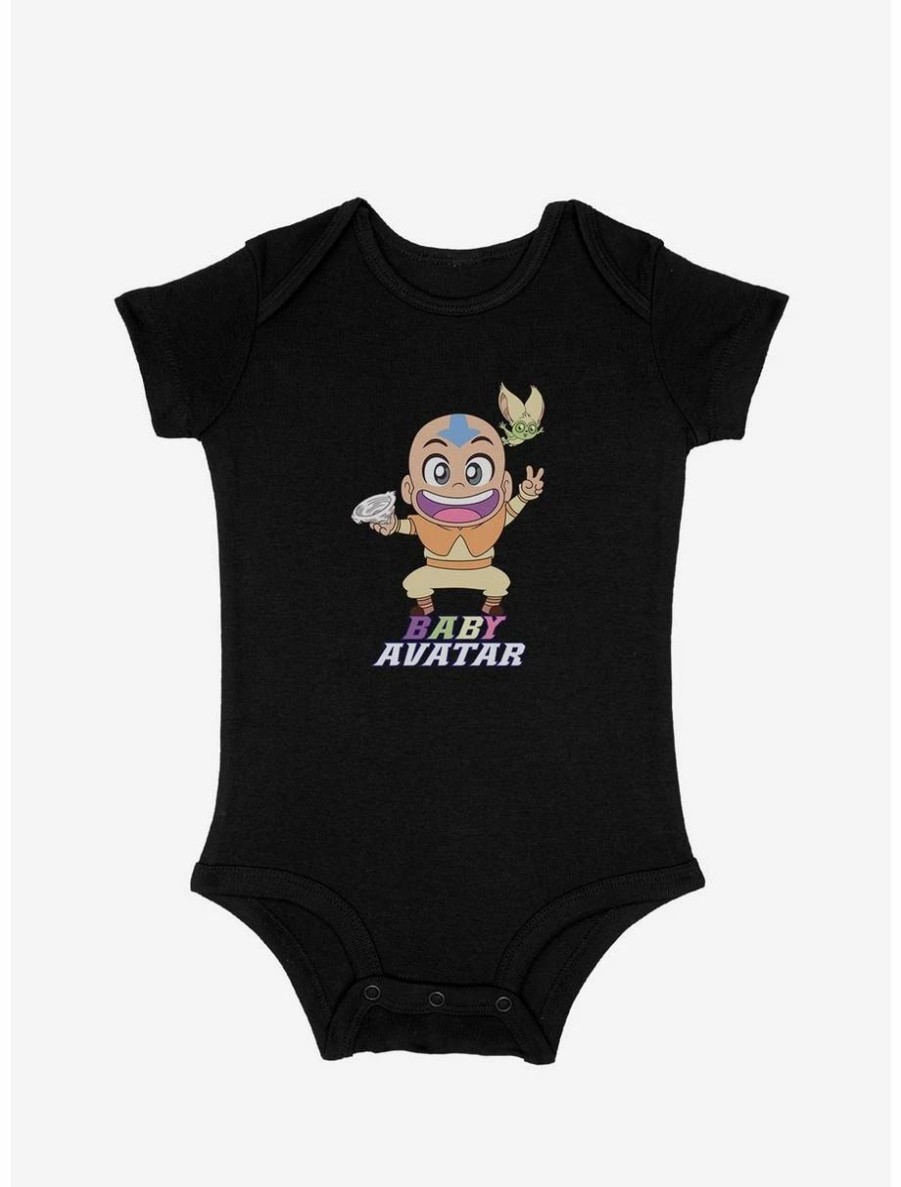 Infant | * Boxlunch Avatar: The Last Airbender Baby Aang And Momo Infant Bodysuit