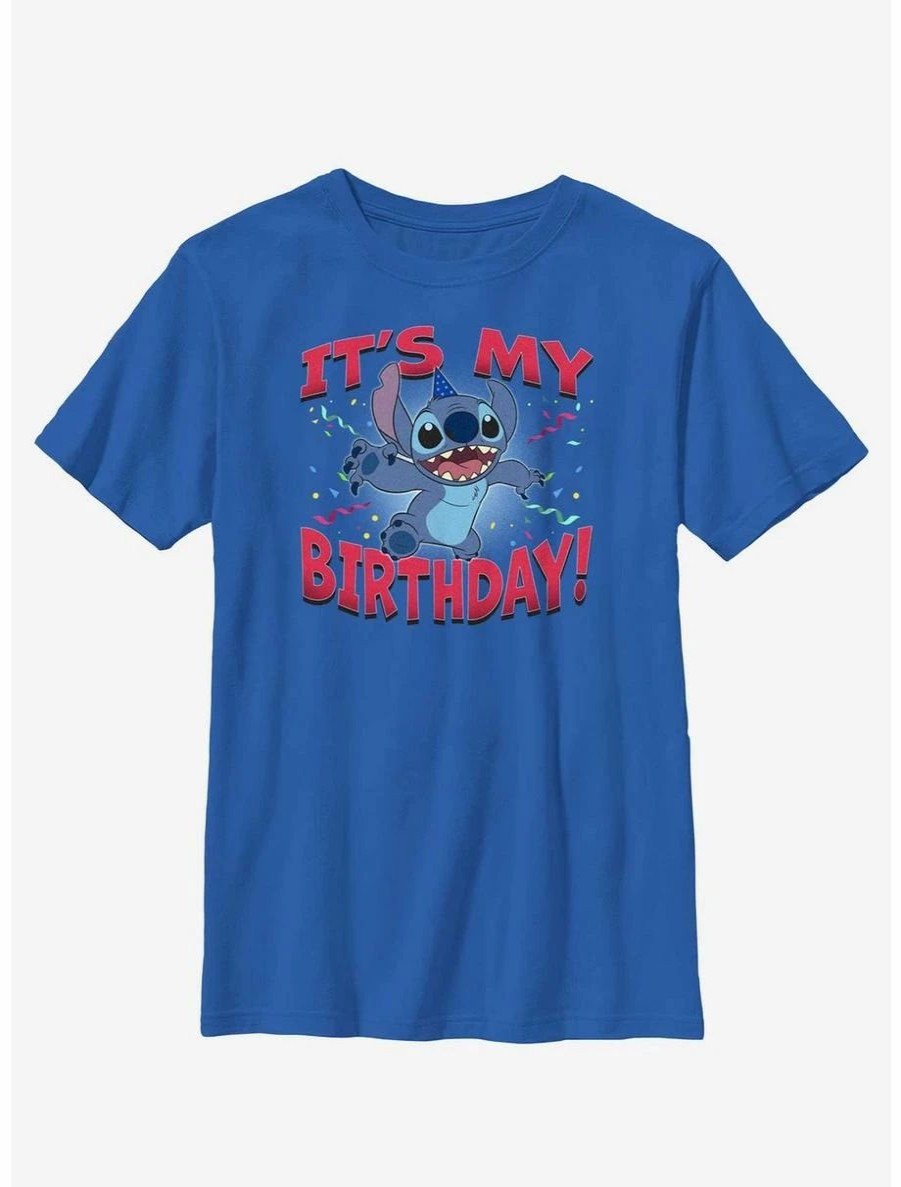 Youth | * Boxlunch Disney Lilo & Stitch Stitch It'S My Bday T-Shirt