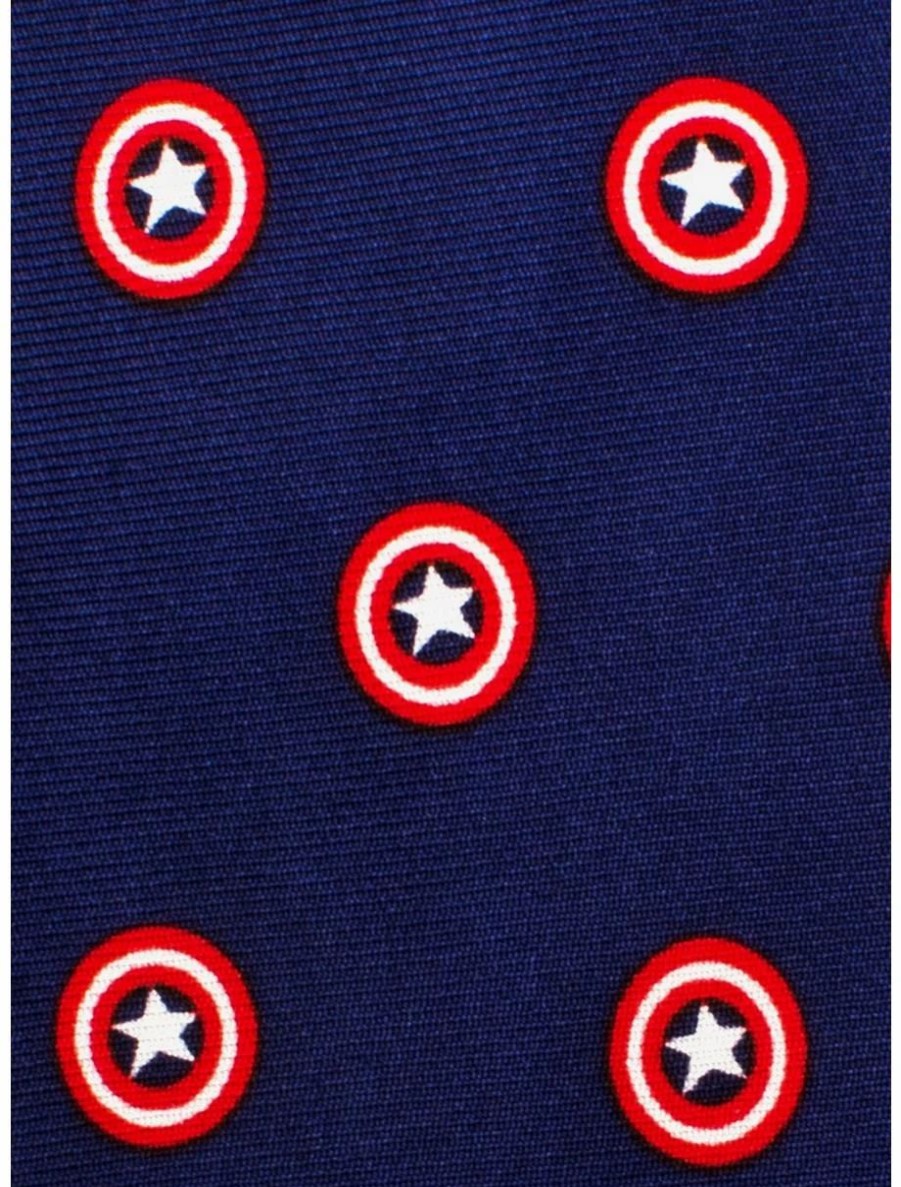 Accessories | * Boxlunch Marvel Captain America Shield Youth Zipper Tie