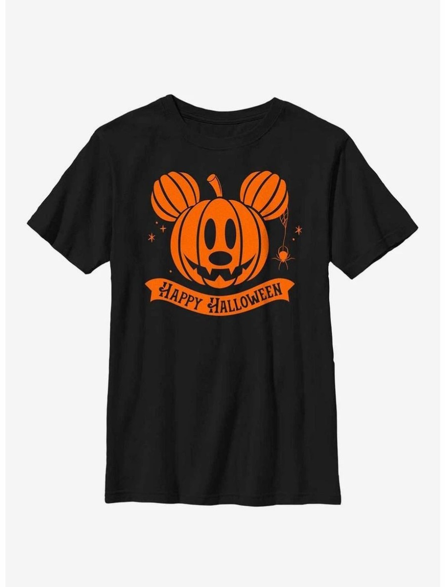 Youth | * Boxlunch Disney Mickey Mouse Pumpkin Head Youth T-Shirt