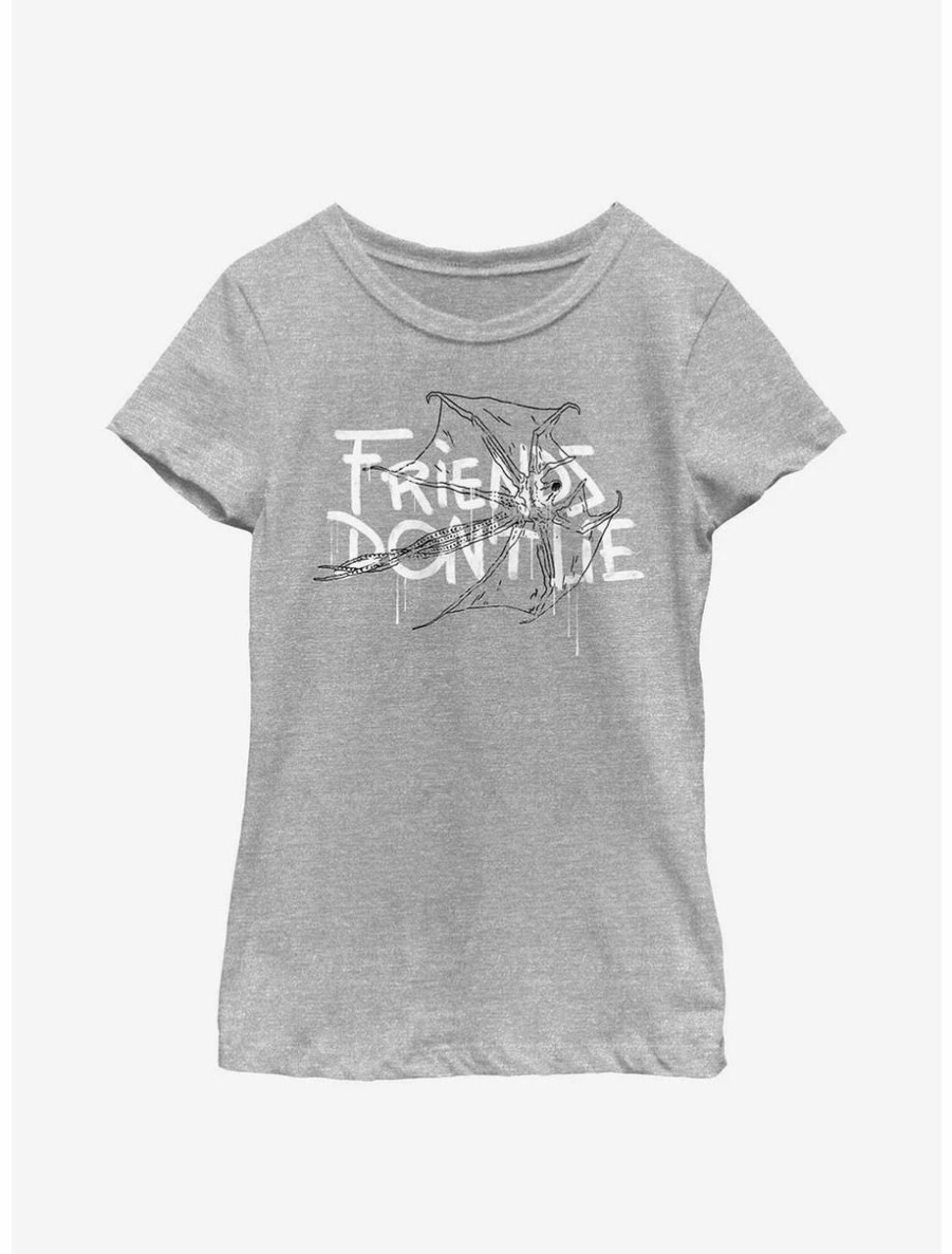 Youth | * Boxlunch Stranger Things Friends Don'T Lie Demobat Youth Girls T-Shirt