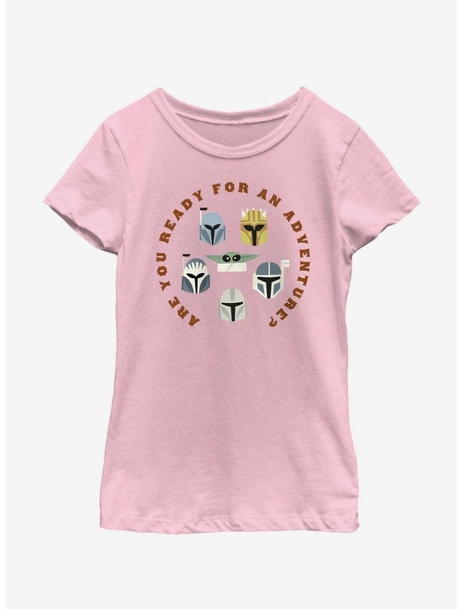 Youth | * Boxlunch Star Wars The Mandalorian Adventure Helmets Youth Girls T-Shirt