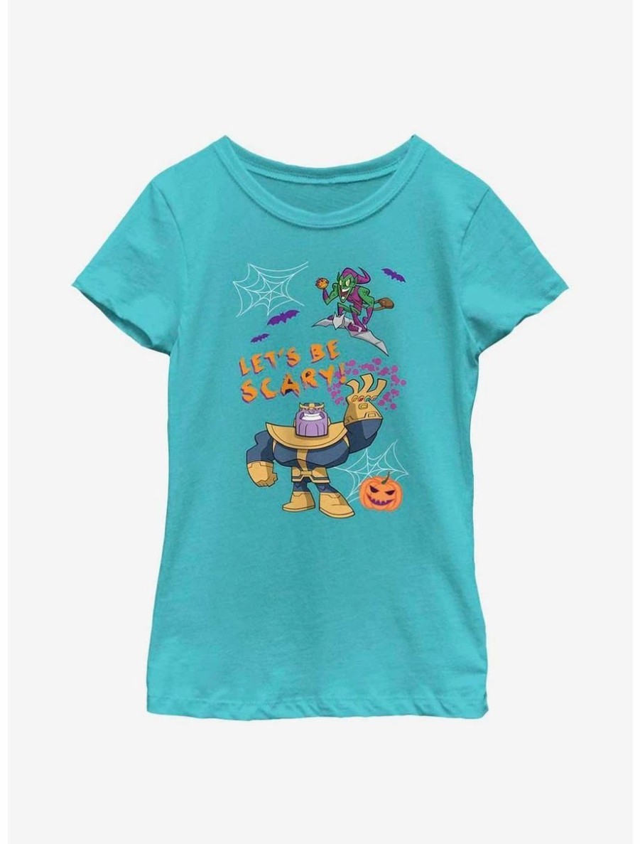 Youth | * Boxlunch Marvel Avengers Be Scary Thanos Green Goblin Youth Girls T-Shirt