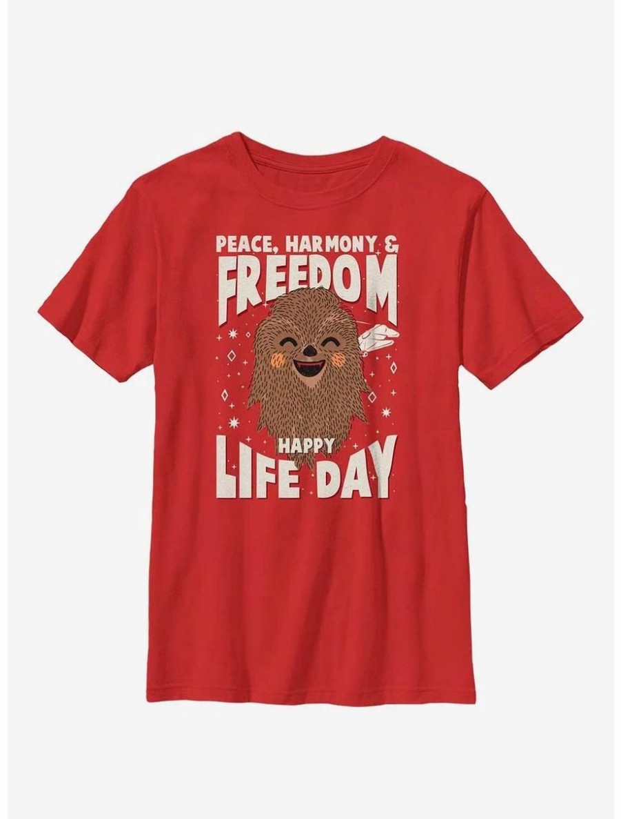 Youth | * Boxlunch Star Wars Chewie Happy Life Day Youth T-Shirt