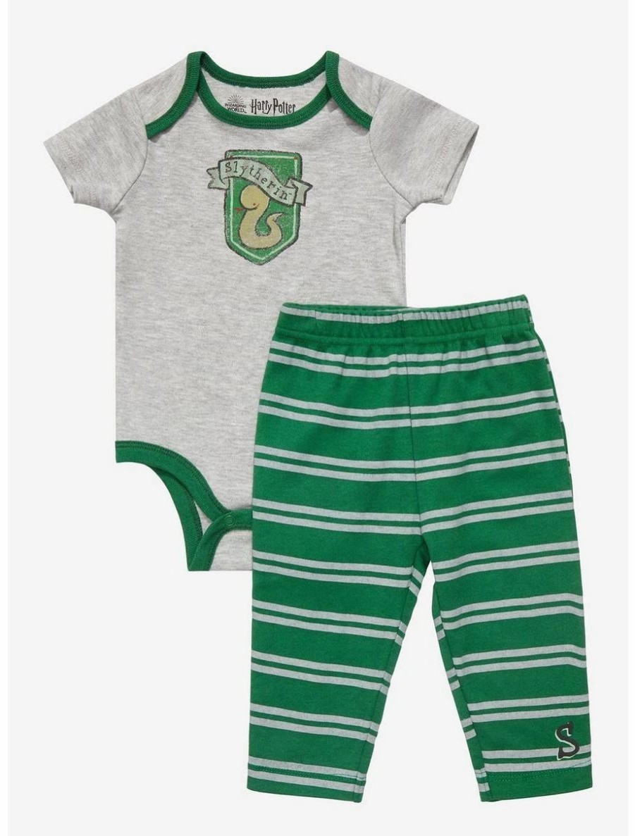 Infant | * Harry Potter Slytherin Crest Infant One-Piece And Leggings Set Boxlunch Exclusive