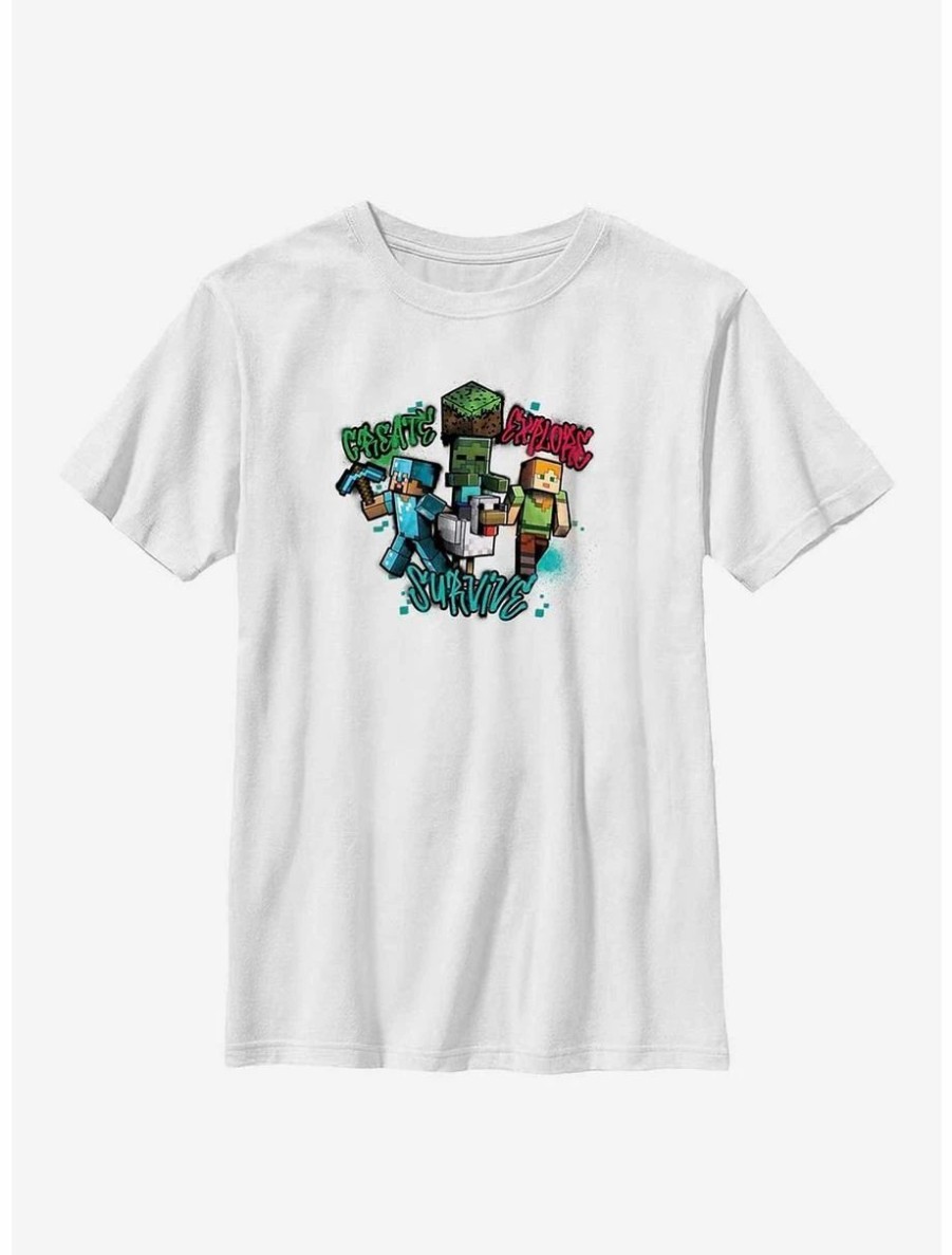 Youth | * Boxlunch Minecraft Create Survive Youth T-Shirt