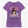 Youth | * Boxlunch Disney Mulan Floral Portrait Youth Girls T-Shirt