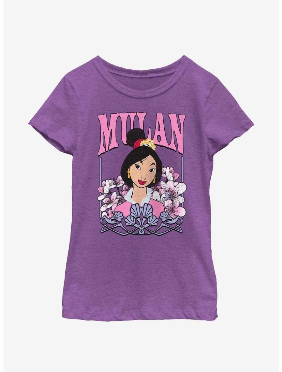 Youth | * Boxlunch Disney Mulan Floral Portrait Youth Girls T-Shirt