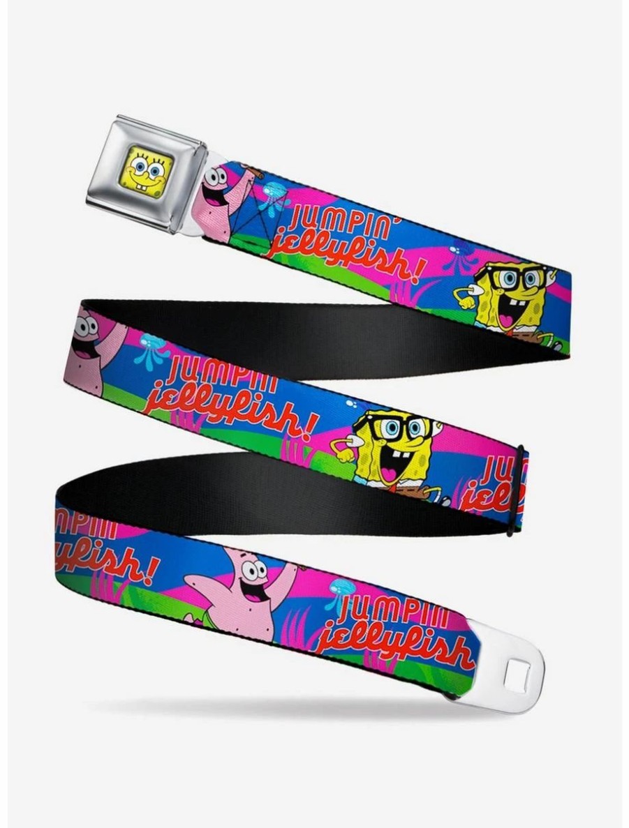 Accessories | * Boxlunch Spongebob Squarepants Nerd Spongebob Patrick Starfish Running Jumpin Jellyfish Youth Seatbelt Belt