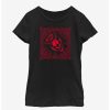 Youth | * Boxlunch Stranger Things Hellfire Club Paisley Pattern Youth Girls T-Shirt