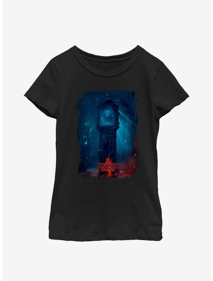 Youth | * Boxlunch Stranger Things Vecna Clock Poster Youth Girls T-Shirt