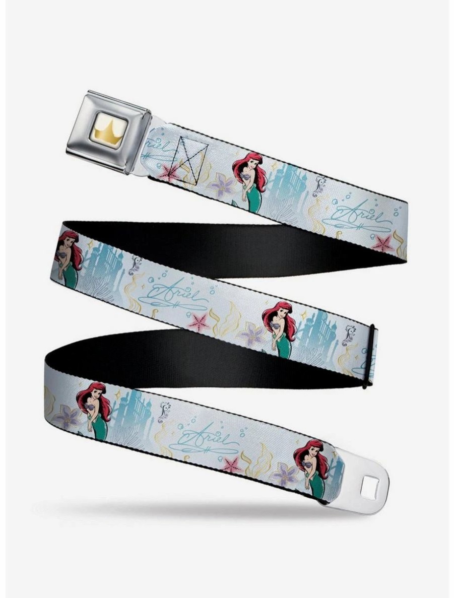 Accessories | * Boxlunch Disney The Little Mermaid Ariel Castle Youth Seatbelt Belt