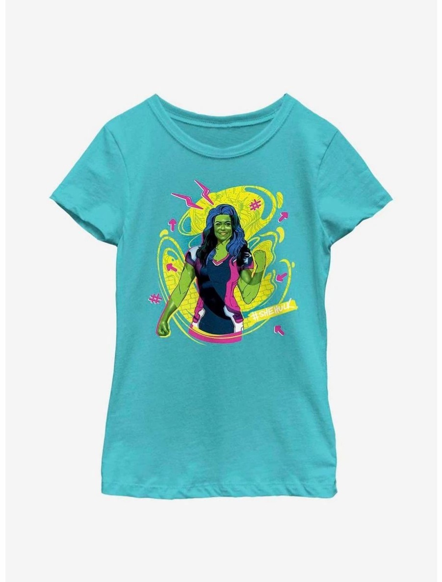 Youth | * Boxlunch Marvel She-Hulk Graffiti Youth Girls T-Shirt