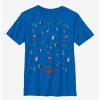 Youth | * Boxlunch Stranger Things Holiday Tree Scenes Group Youth T-Shirt