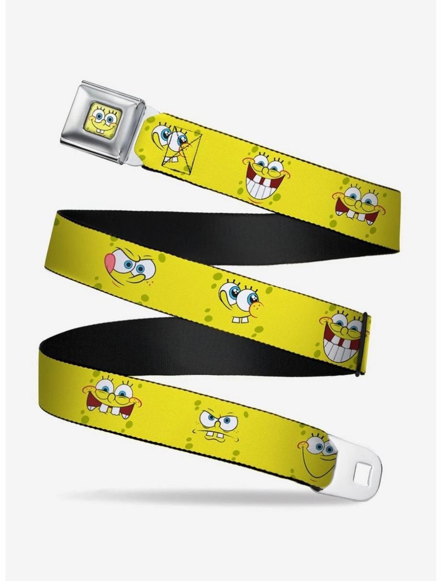 Accessories | * Boxlunch Spongebob Squarepants Expressions Youth Seatbelt Belt