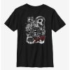 Youth | * Boxlunch Disney Pirates Of The Caribbean Jack Sparrow Collage Youth T-Shirt